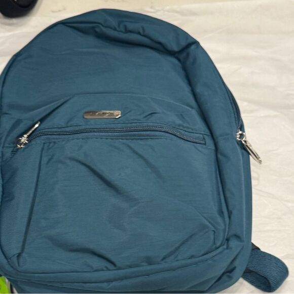 Travelon Anti-Theft Essentials Backpack Teal Peacock RFID Pockets LED Travel bag - Picture 7 of 16